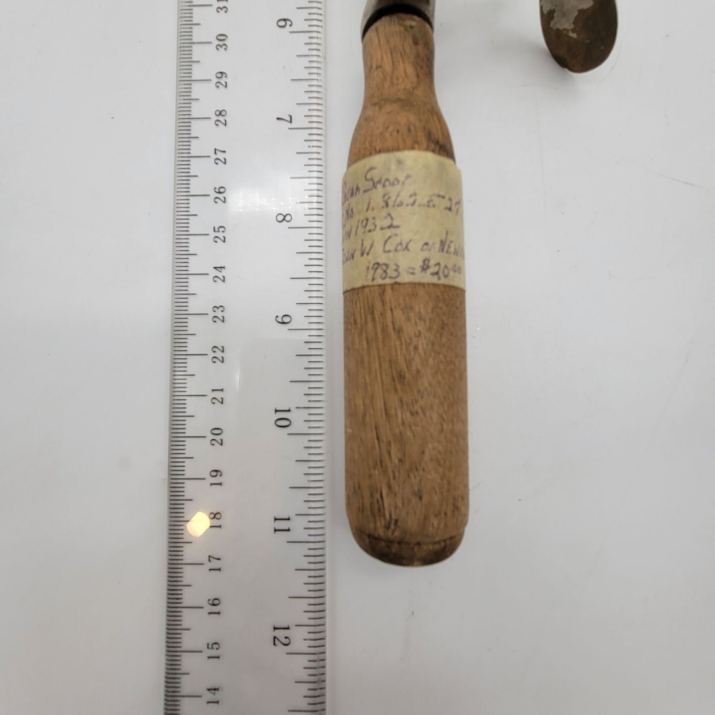 1932 Gilchrist Ice Cream Scoop With Wooden Handle