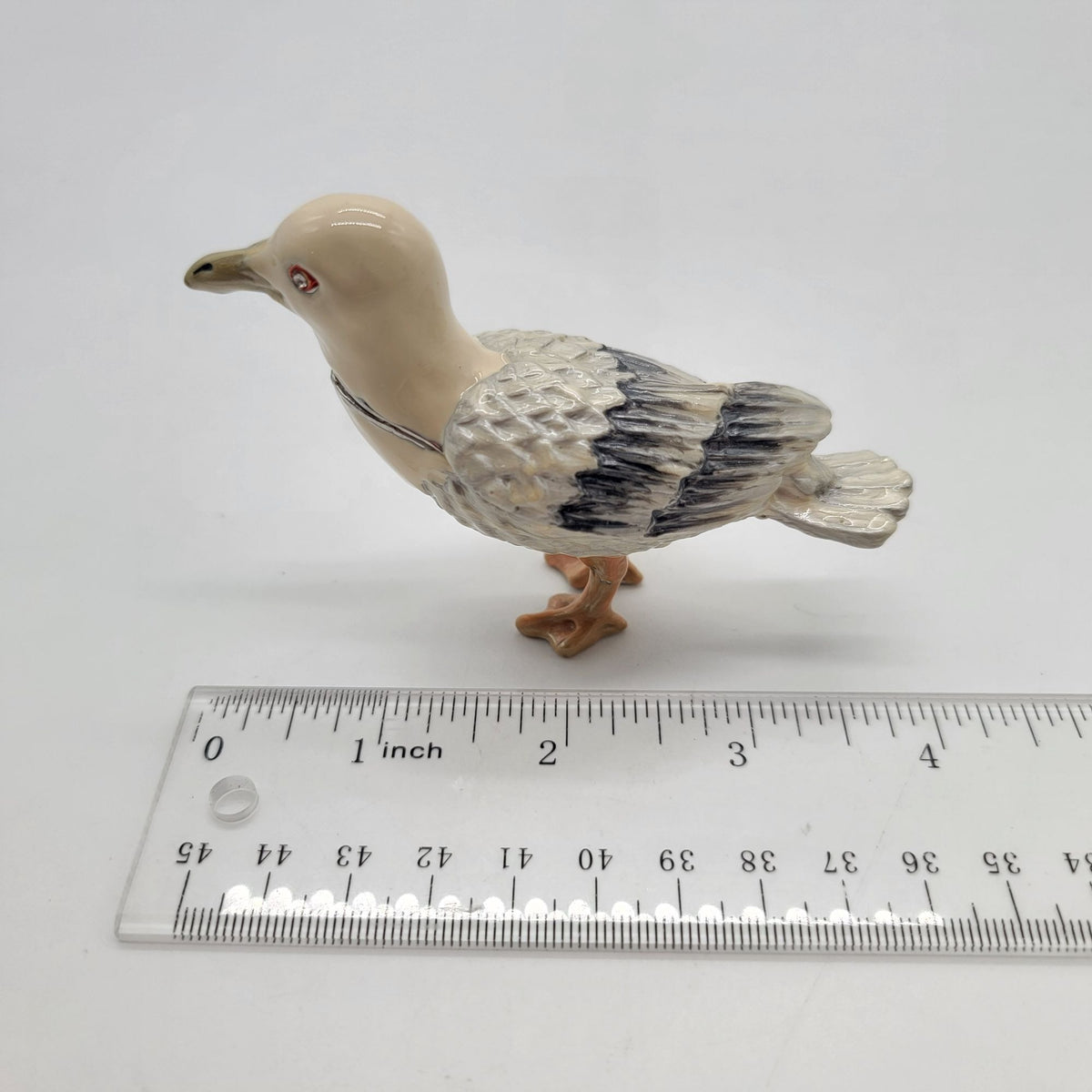 Objet D' Art Anacapa Seagull Bird Trinket Box Artform No. 146