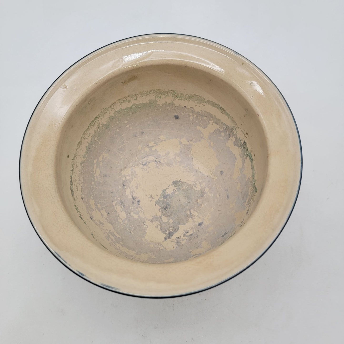 Vintage Hand-Painted Floral Planter Bowl