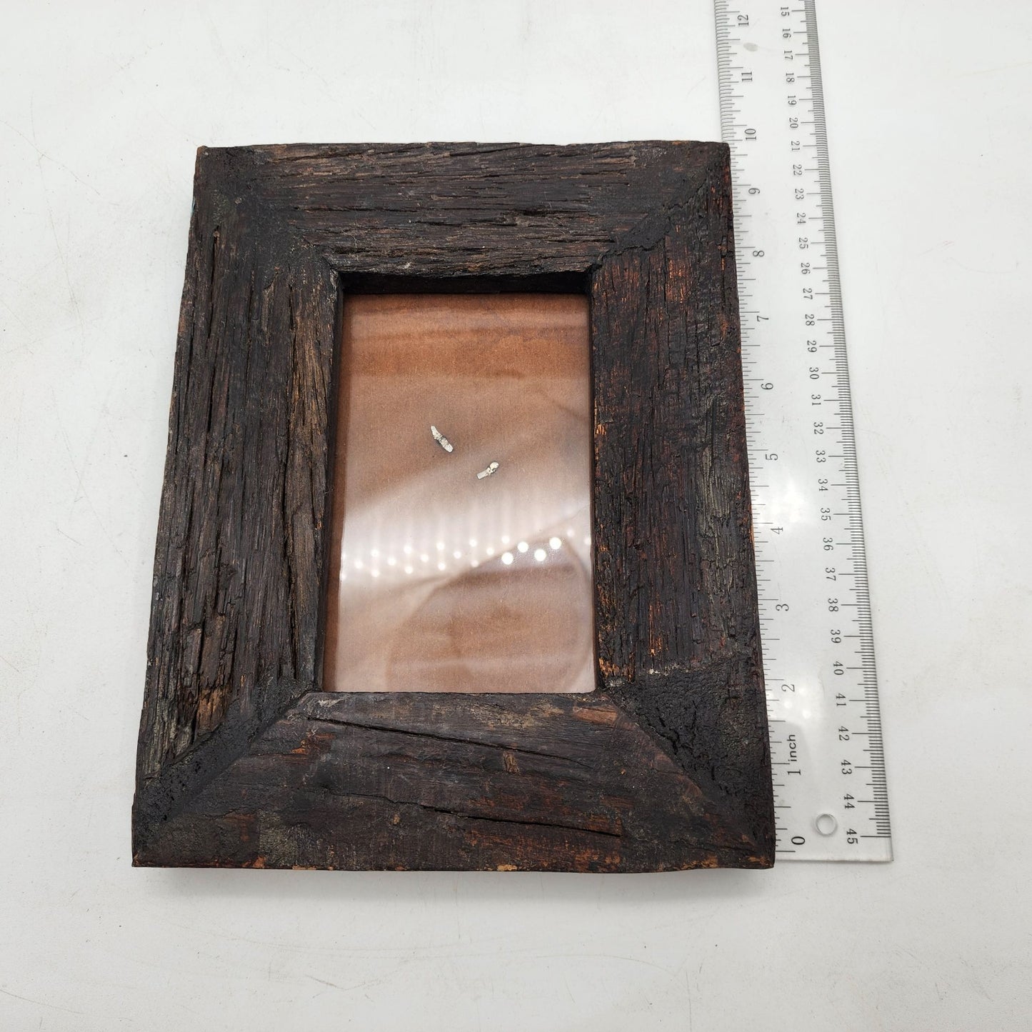Rustic Distressed Wood Picture Frame