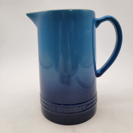 Le Creuset Stoneware Pitcher In Blue Ombre