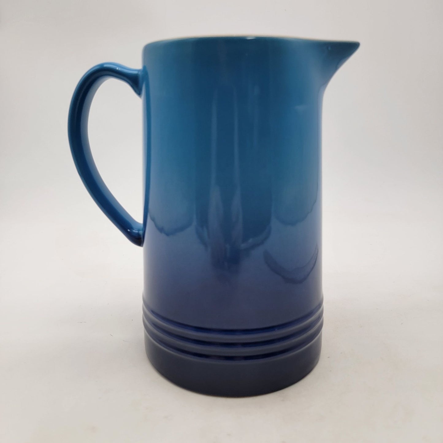 Le Creuset Stoneware Pitcher In Blue Ombre