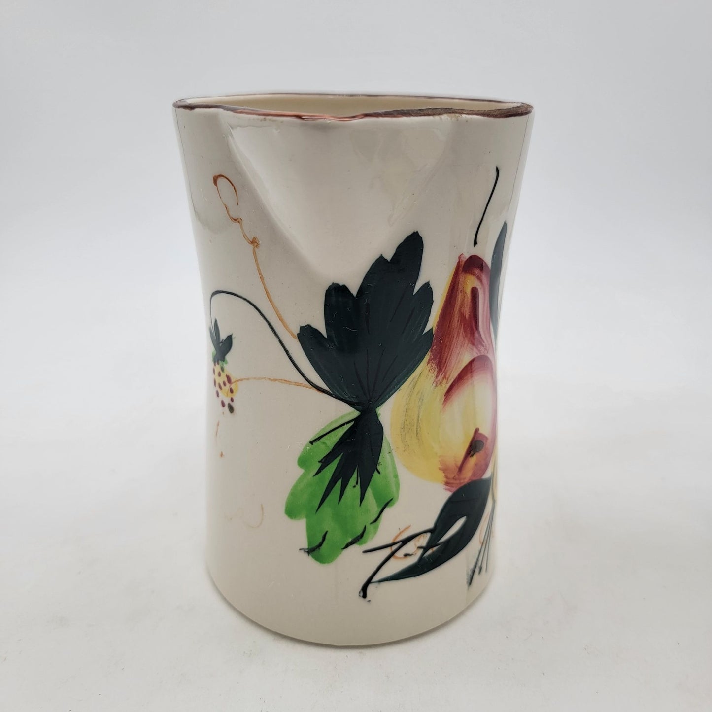 Vintage Nasco Pitcher & 3 Cup Set Floral Made In Japan