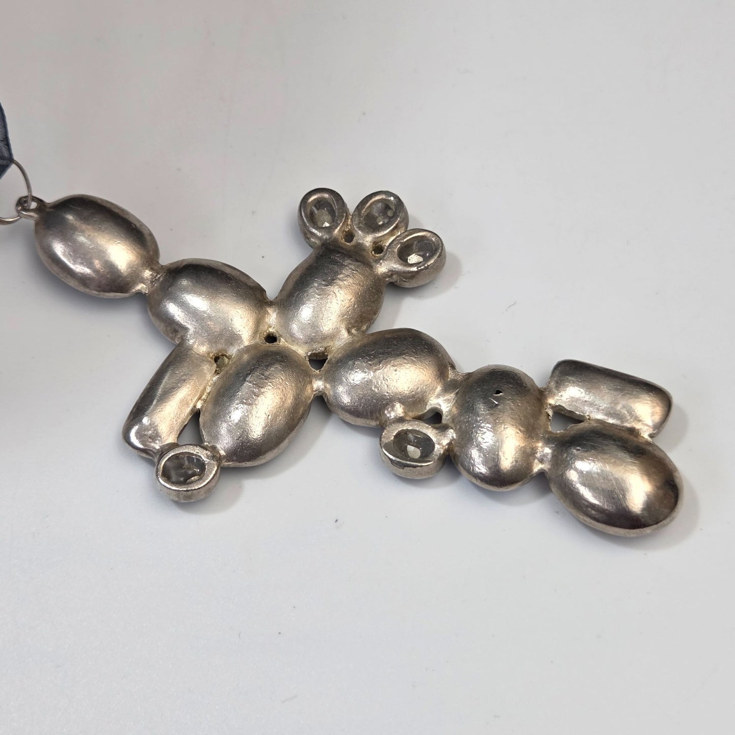 Colorful Rhinestone Cross Pendant