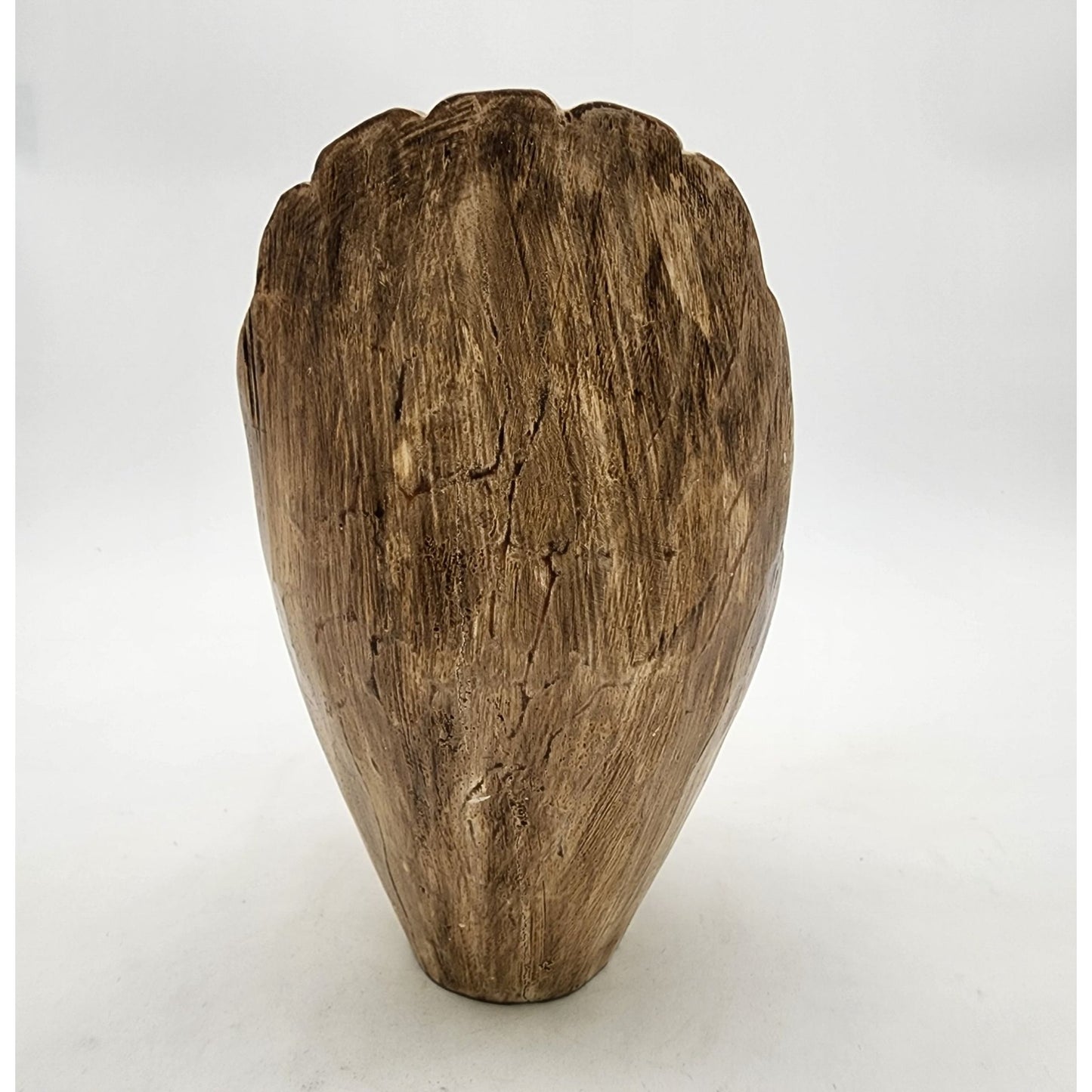 Hand Carved Wooden Rooster Chicken Sculpture