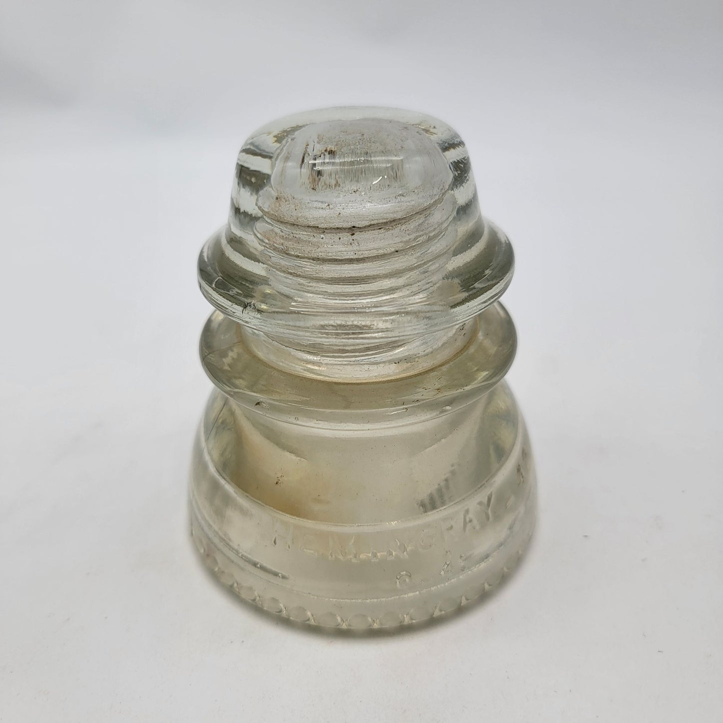Vintage Hemingray 42 Glass Insulator Clear
