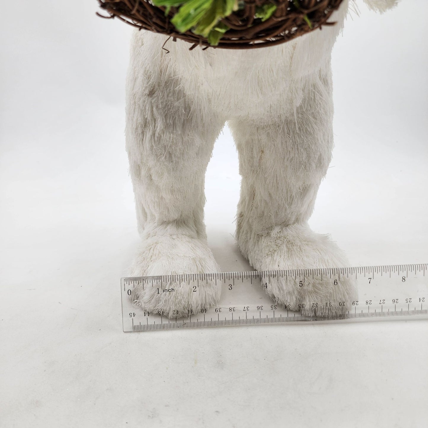 Large Sisal Bunny With Basket 18" Tall