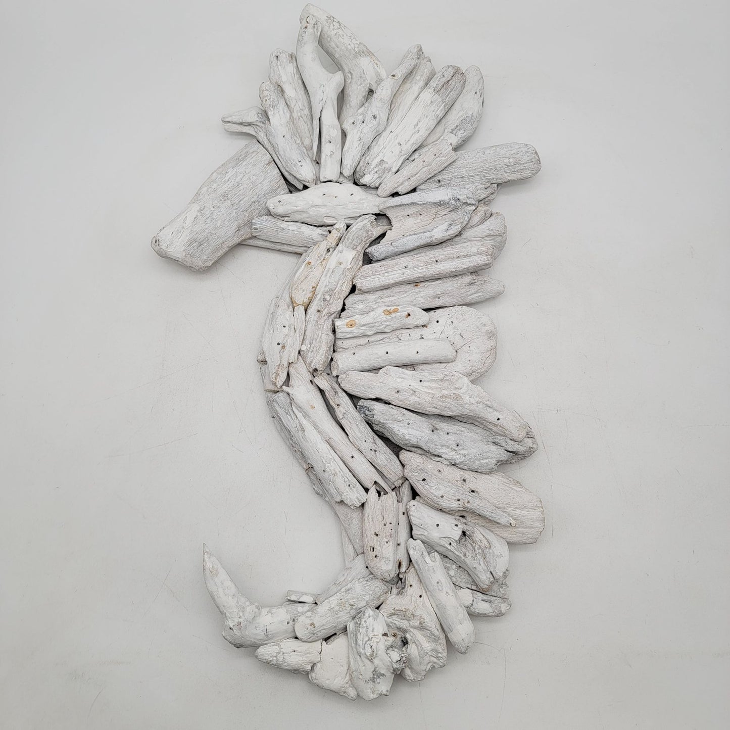 Driftwood Seahorse Wall Art Handmade Coastal Decor