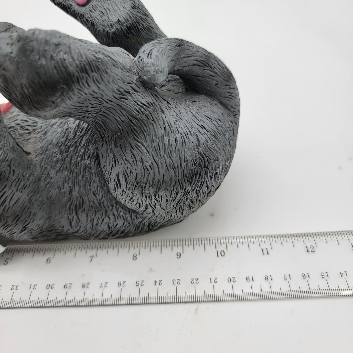 Gray Cat Wine Bottle Holder With Santa Hat