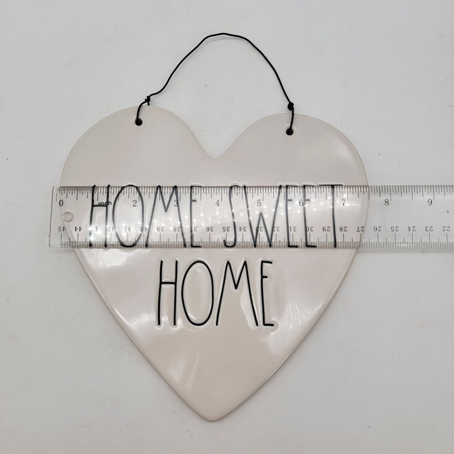 Rae Dunn Heart Wall Hanging "Home Sweet Home"