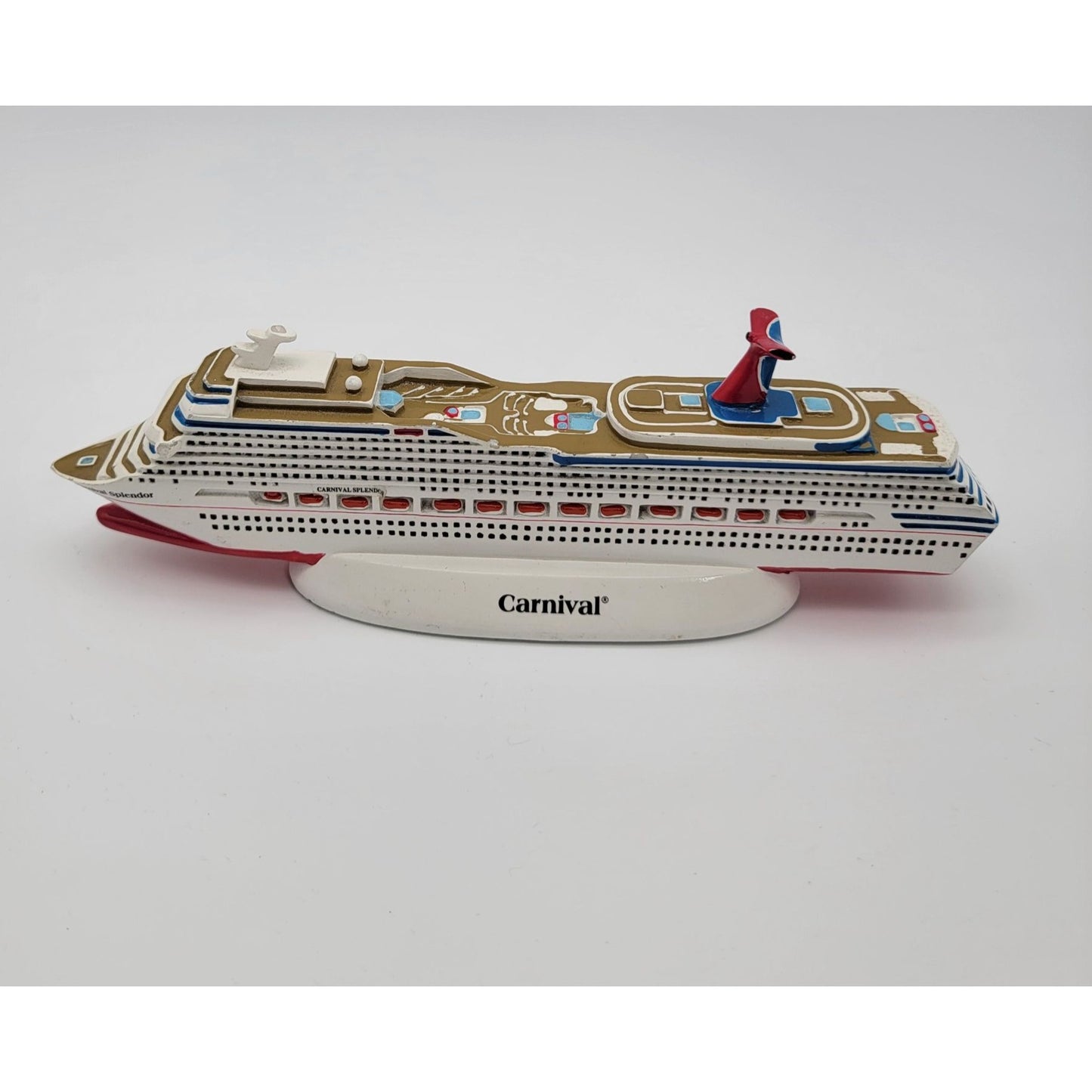 Carnival Splendor Collectible Cruise Ship Model
