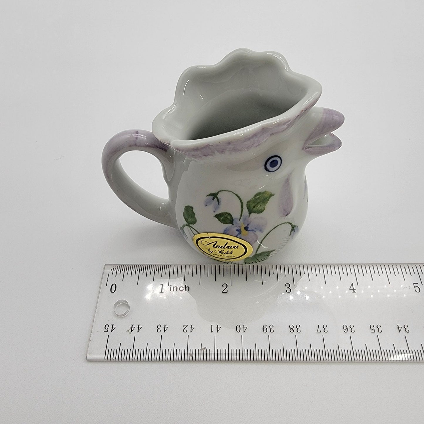 Vintage Andrea By Sadek Rooster Creamer