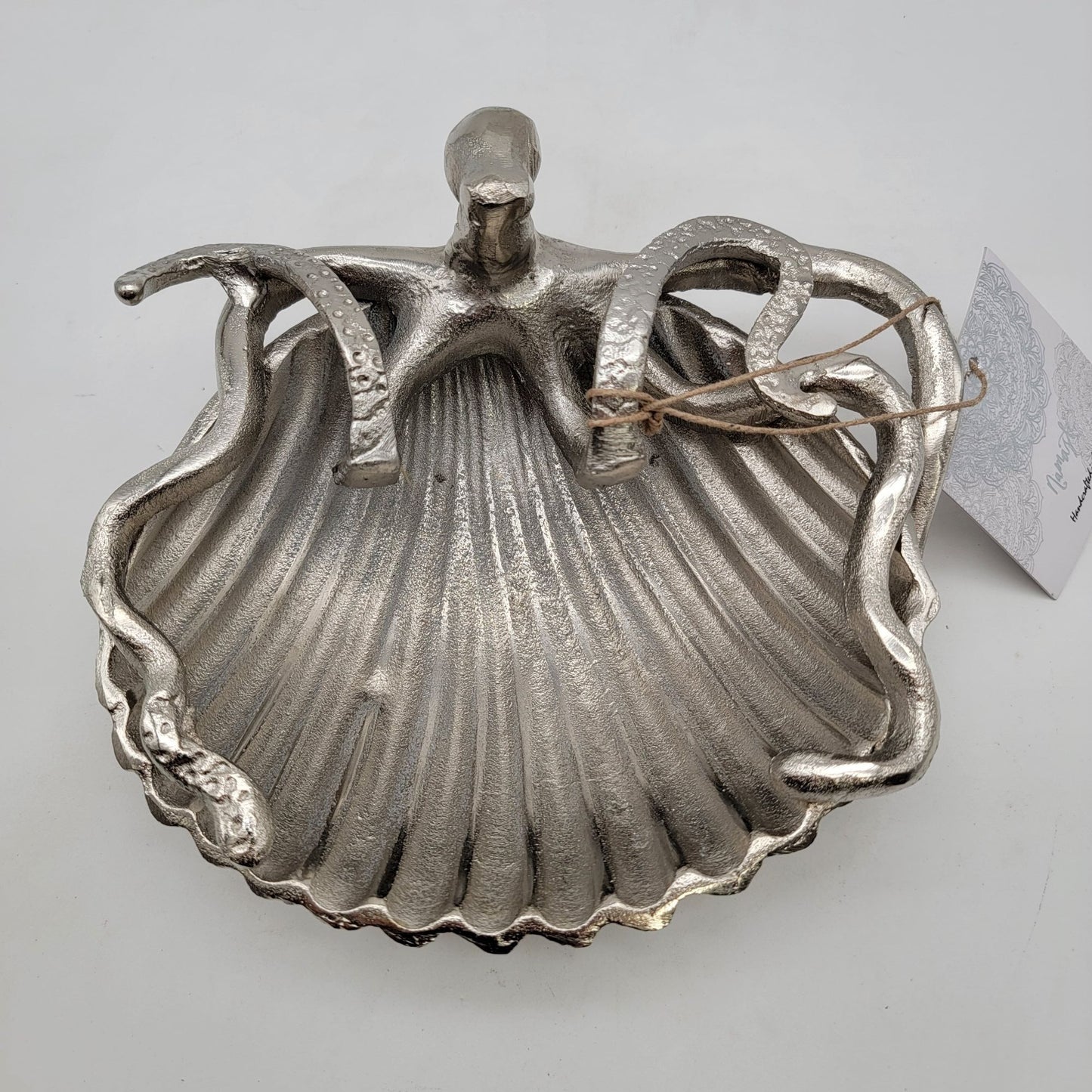 Silver Tone Metal Octopus Trinket Dish By Namaste