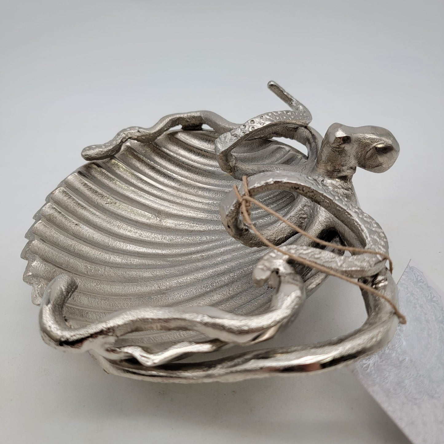 Silver Tone Metal Octopus Trinket Dish By Namaste
