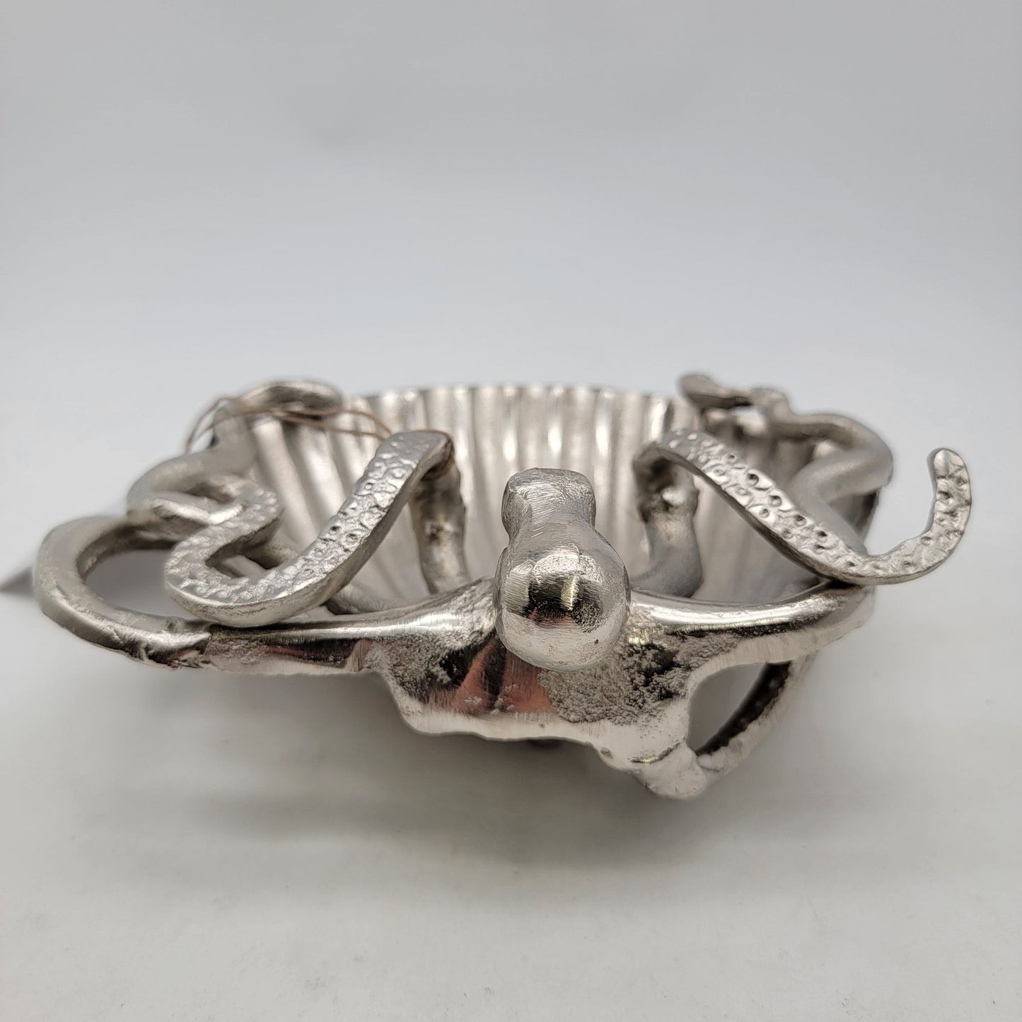 Silver Tone Metal Octopus Trinket Dish By Namaste