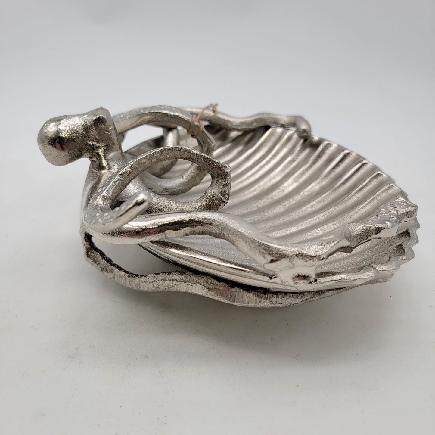 Silver Tone Metal Octopus Trinket Dish By Namaste