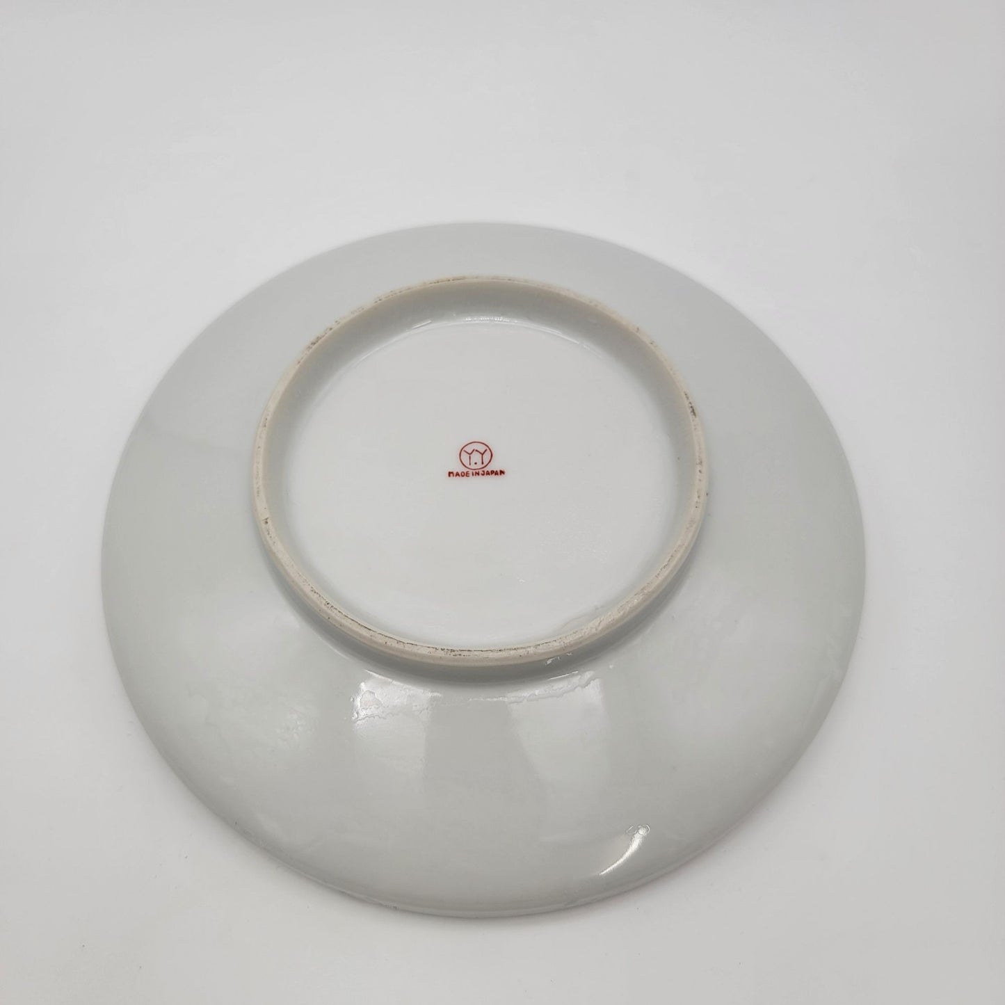 Vintage 1950s YY Japan Porcelain Plate With Koi Fish & Pine Design