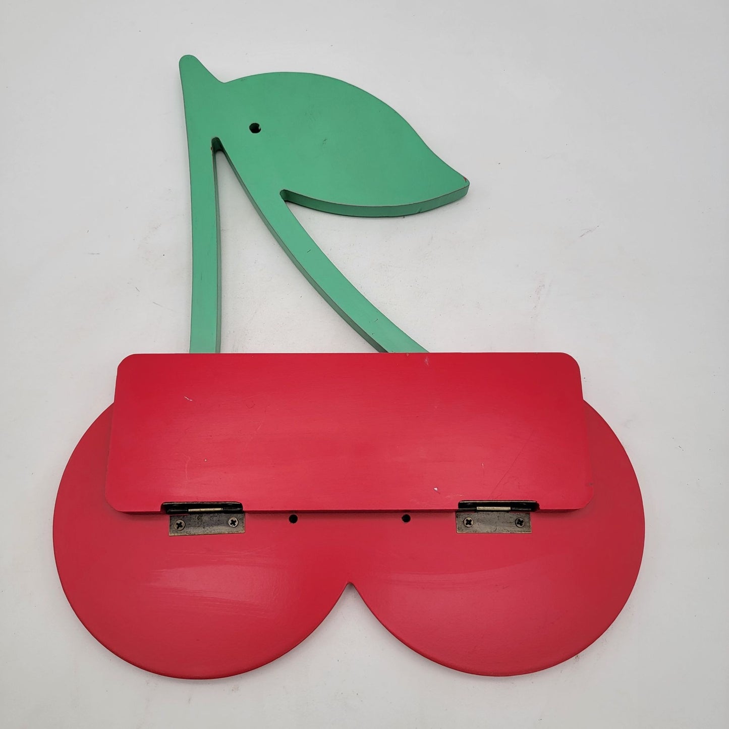 Vintage 1992 Starline Double Cherries Wood Shelf