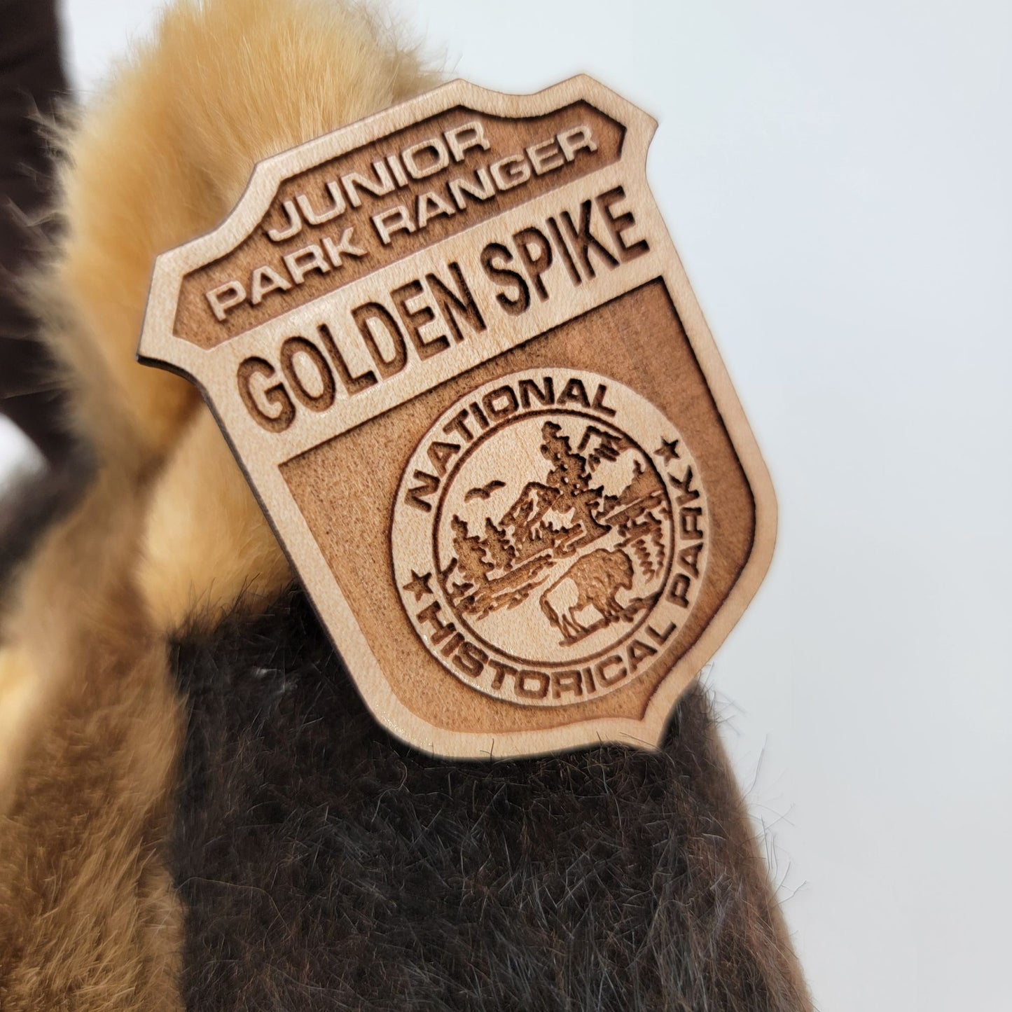 Plush Deer Trophy Mount Wall Decor Junior Park Ranger Golden Spike National Historical Park