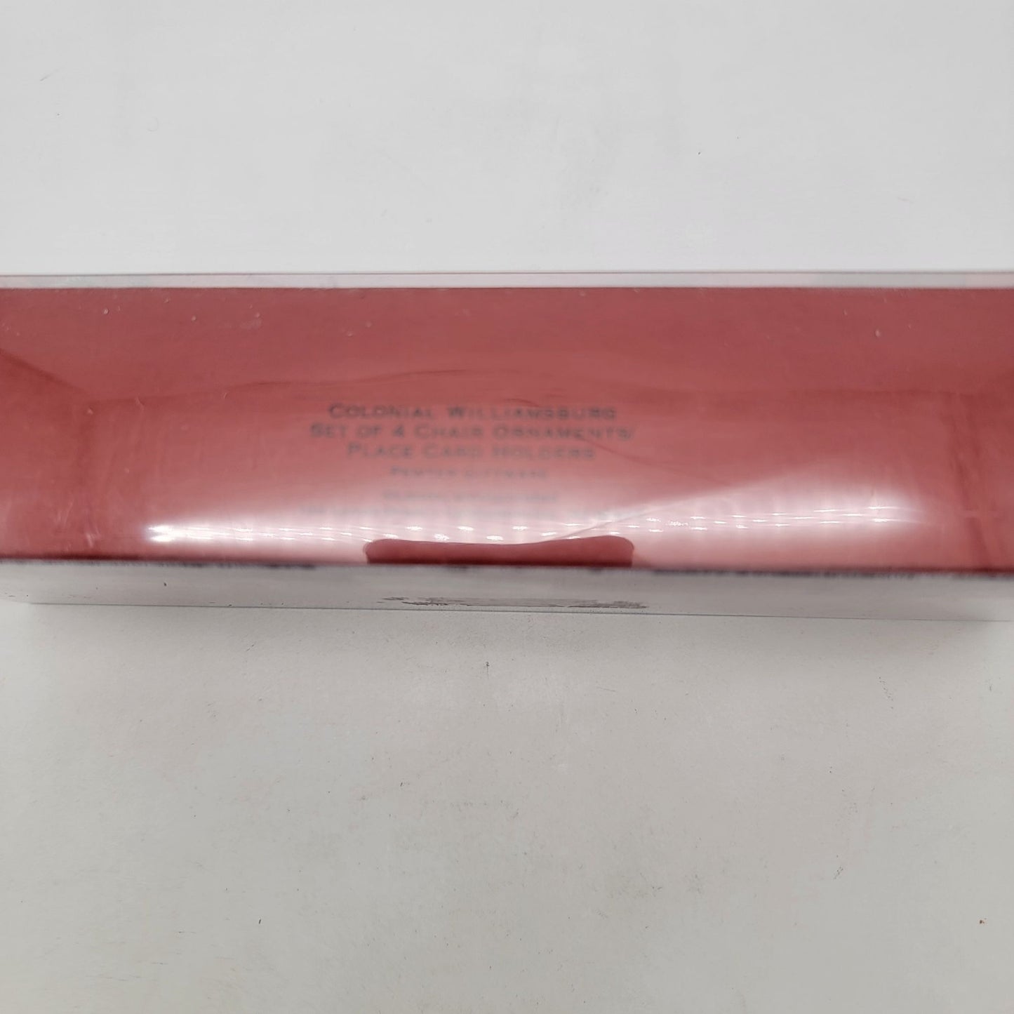 Lenox Kirk Stieff Collection Pewter Chair Ornaments Set Of 4 Colonial Williamsburg Design With Box