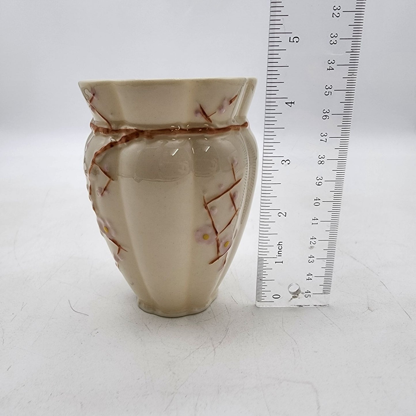 Belleek Thorn Pattern Vase
