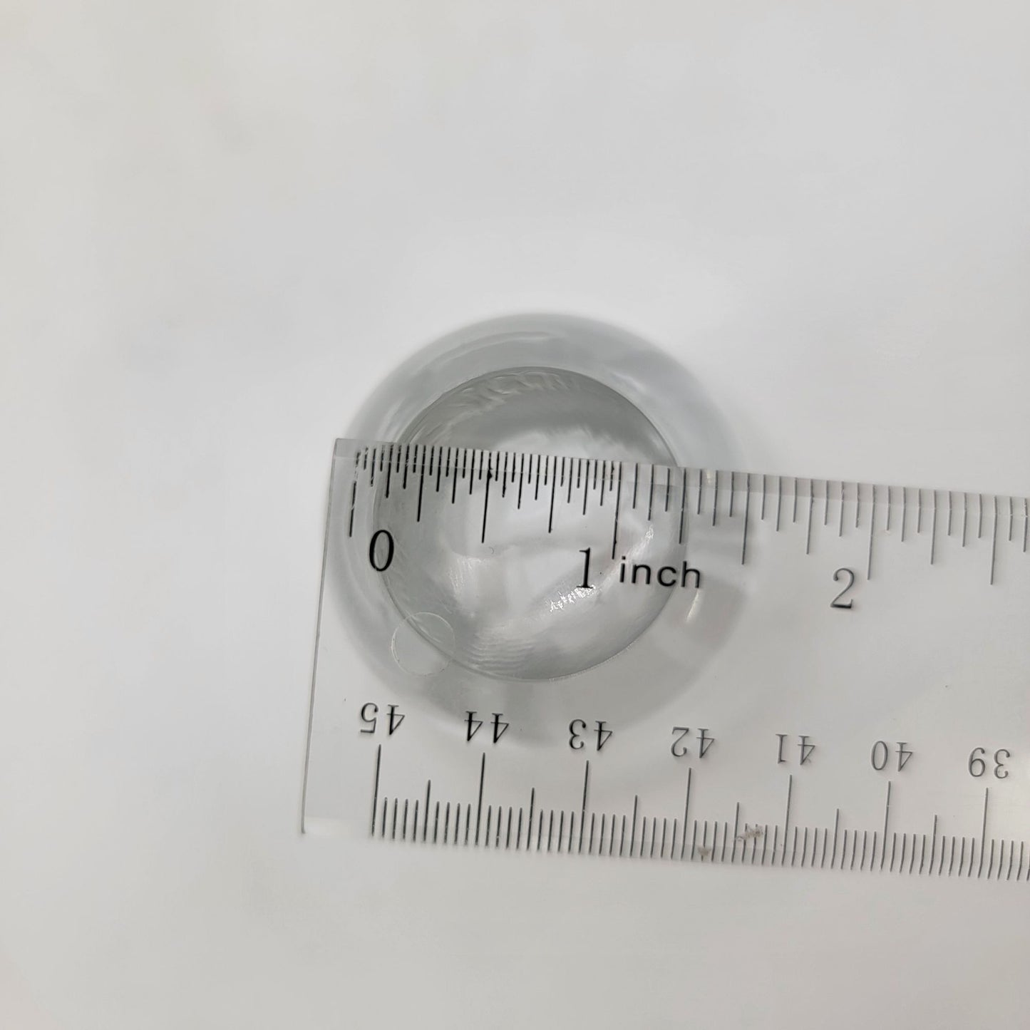 MCM Morgantown Moonscape Clear Art Glass Vase