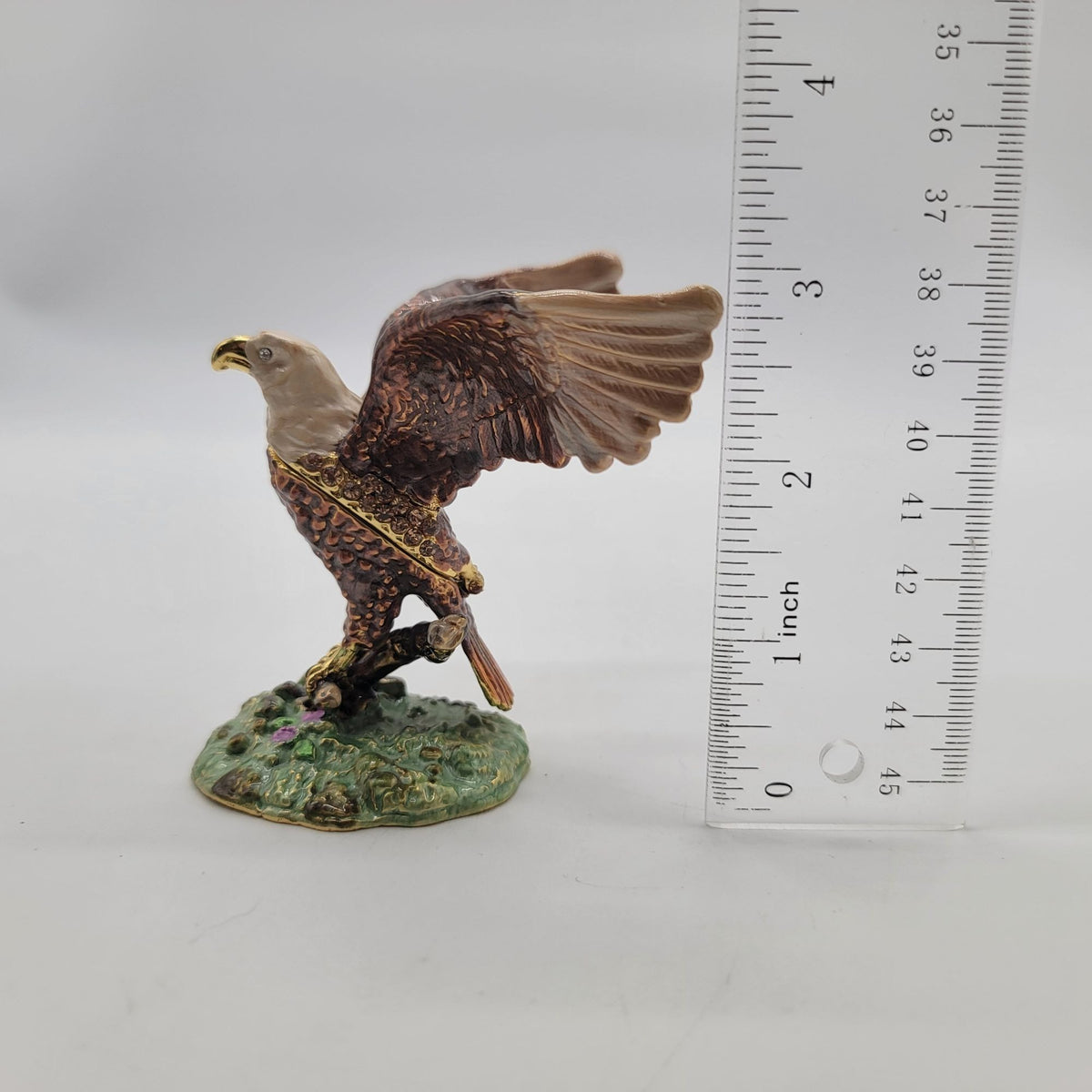 Objet D' Art Wings Eagle Bird Trinket Box No. 85
