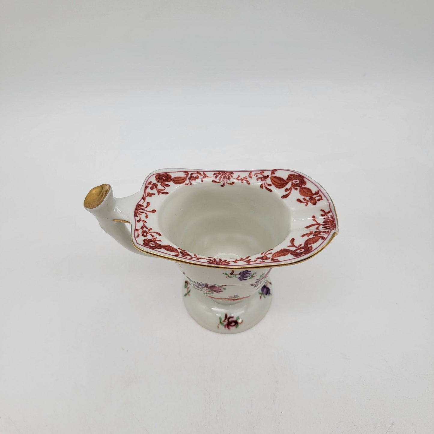 Vintage Franklin Mint Porcelain Floral Creamer