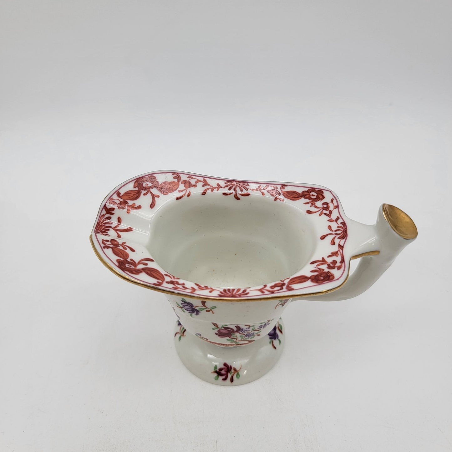 Vintage Franklin Mint Porcelain Floral Creamer