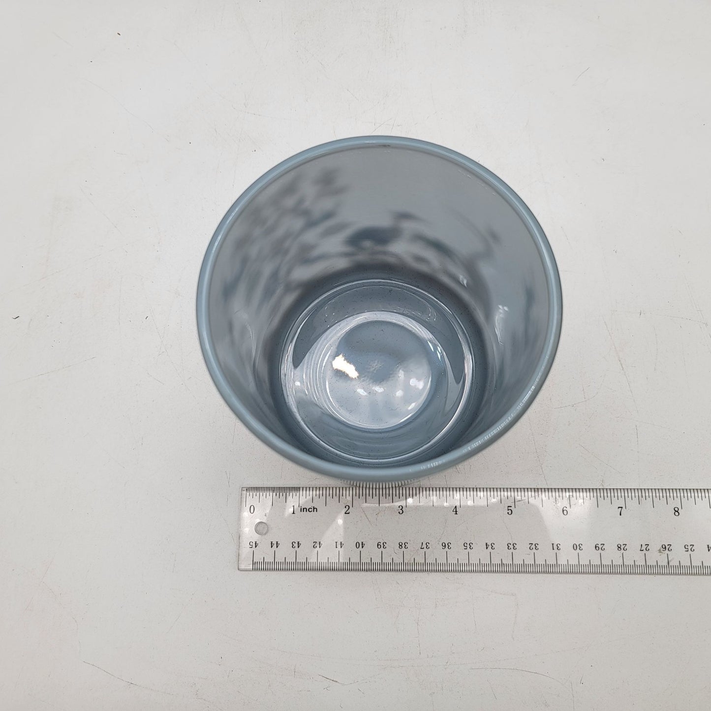 Hand-Painted Glass Candle Holder With Peacock Heron Birds