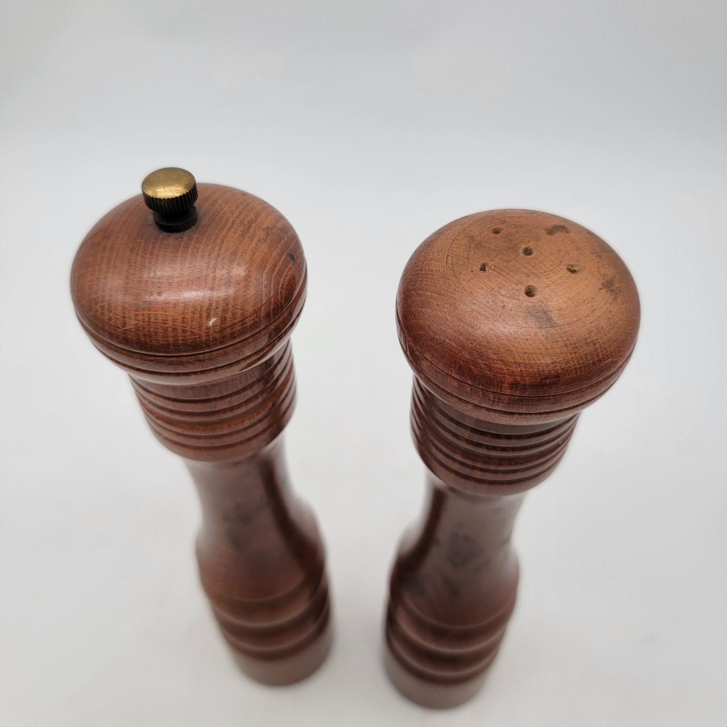 Vintage Najico Wooden Salt & Pepper Mill Set
