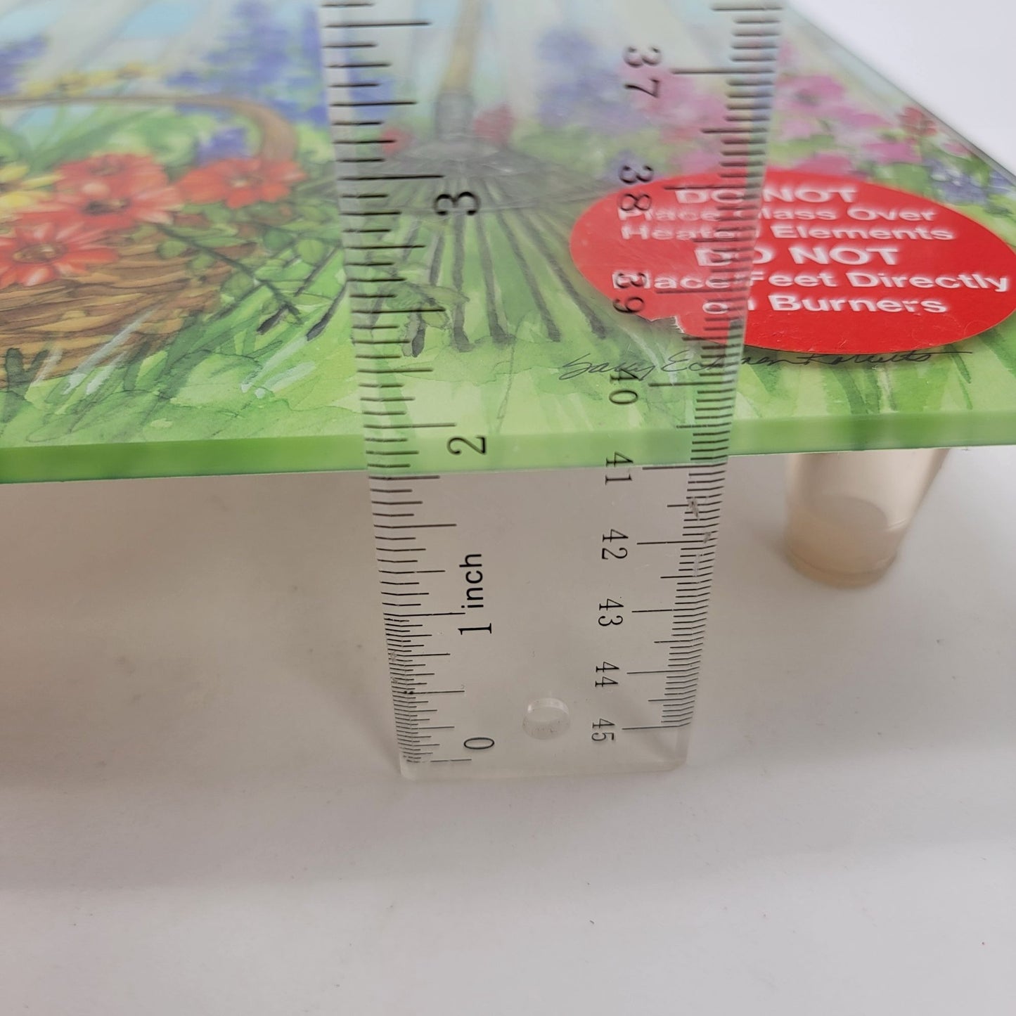 Sally Eckman Roberts Tempered "MINI INSTANT COUNTER" Cutting Board