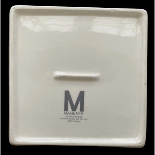 Magenta Square Tray With Dalmatian