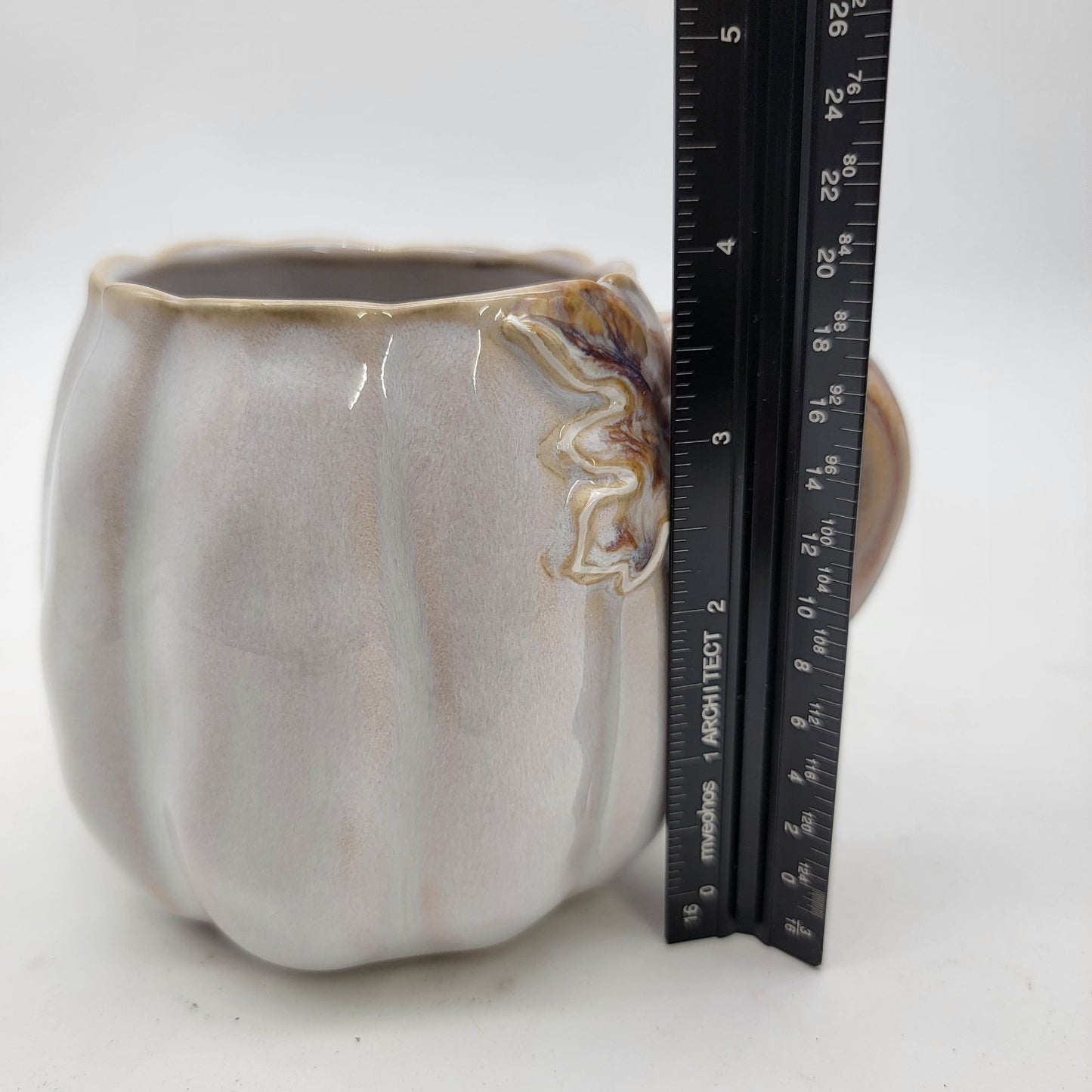Hand-Painted Stoneware Pumpkin Mug By Pier 1