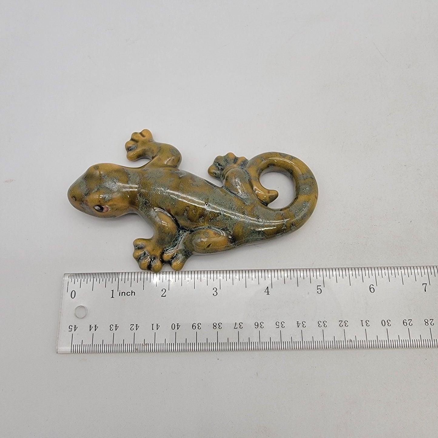 Earthenware Gecko Lizard Wall Art