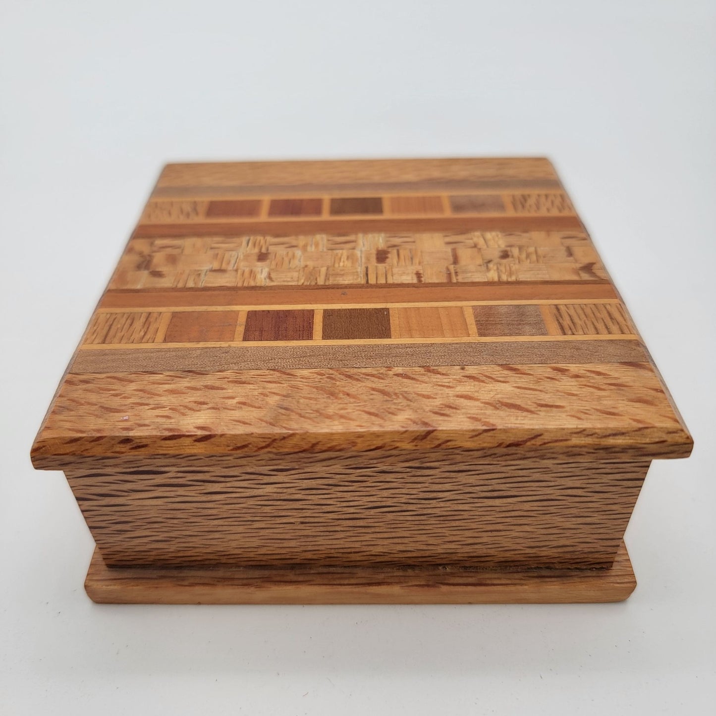 Sovereign Woodware New Zealand Native Timber Wooden Box With Hinged Lid