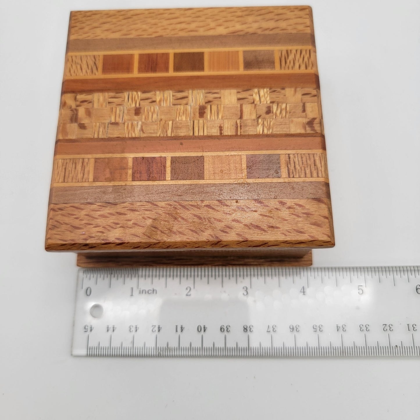 Sovereign Woodware New Zealand Native Timber Wooden Box With Hinged Lid