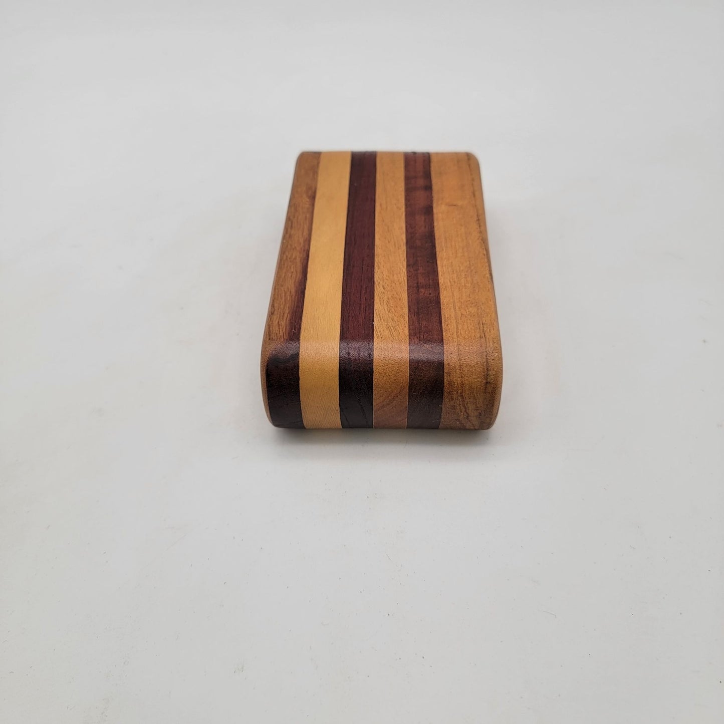 Handcrafted Wooden Marquetry Trinket Box With Sliding Drawer By El Sueno Costa Rica