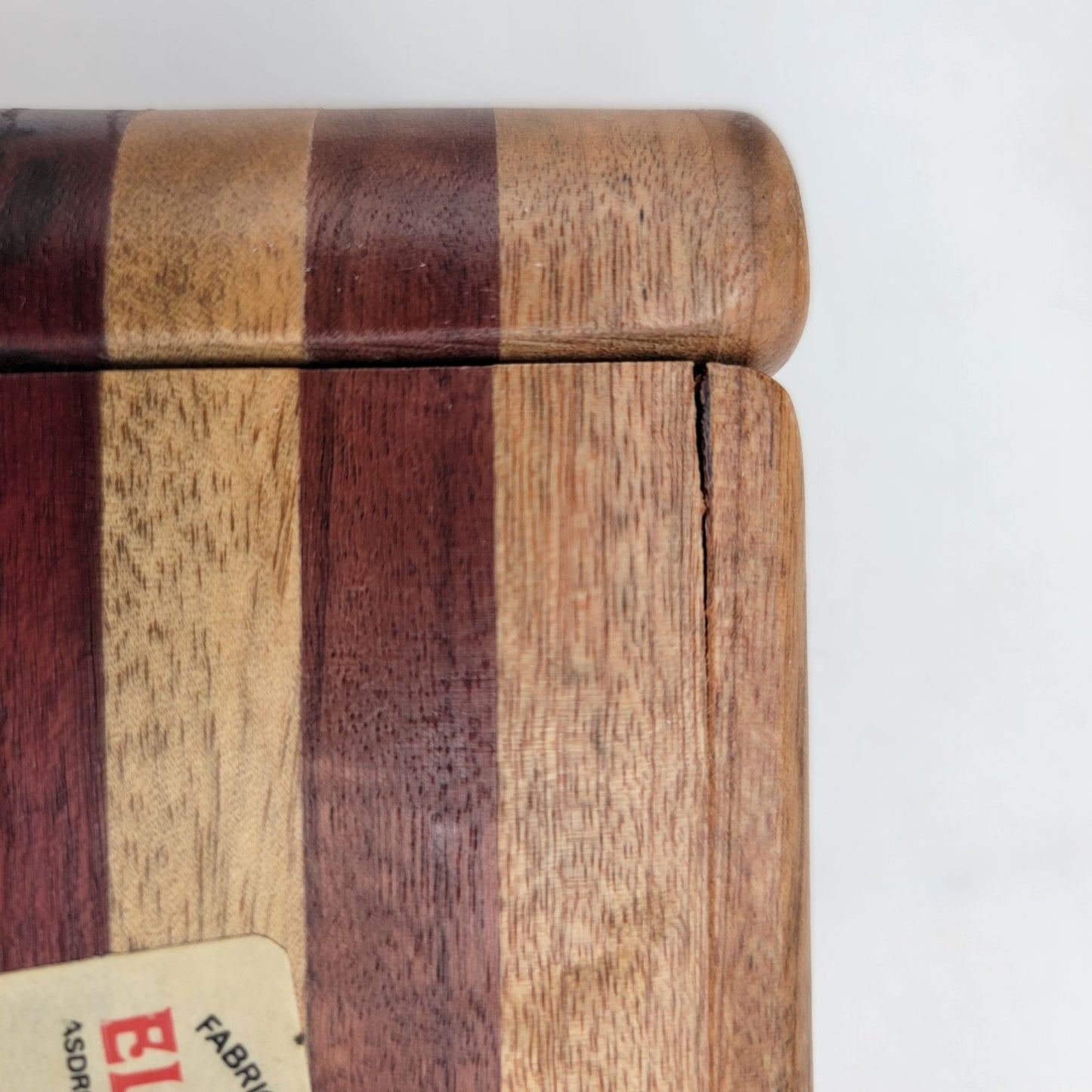 Handcrafted Wooden Marquetry Trinket Box With Sliding Drawer By El Sueno Costa Rica