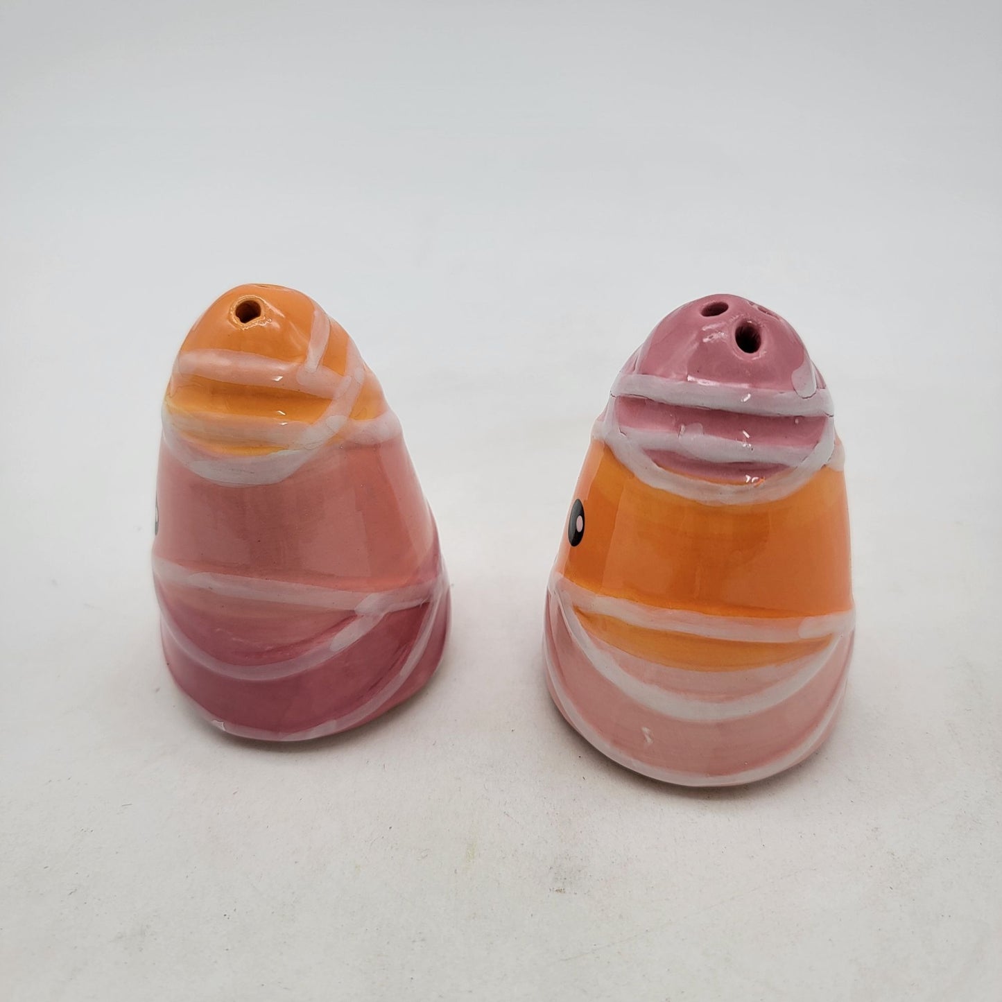 Halloween Mummy Candy Corn Salt & Pepper Shaker Set By Bklyn Steel