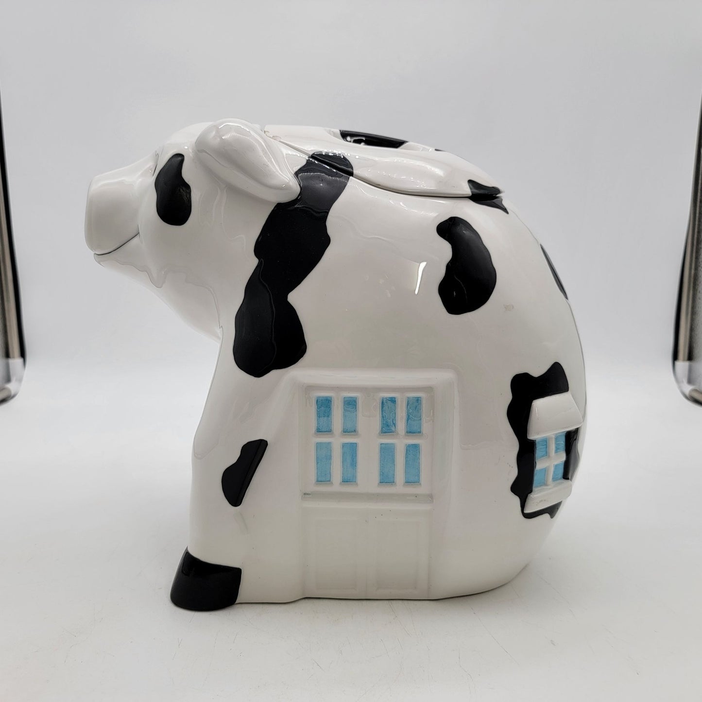 Treasure Craft 1994 Pig Shaped Cookie Jar Order Here Bar-B-Q