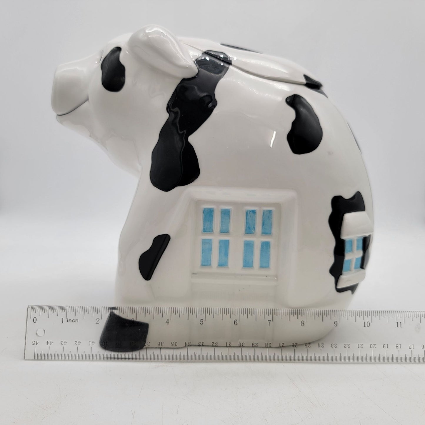 Treasure Craft 1994 Pig Shaped Cookie Jar Order Here Bar-B-Q