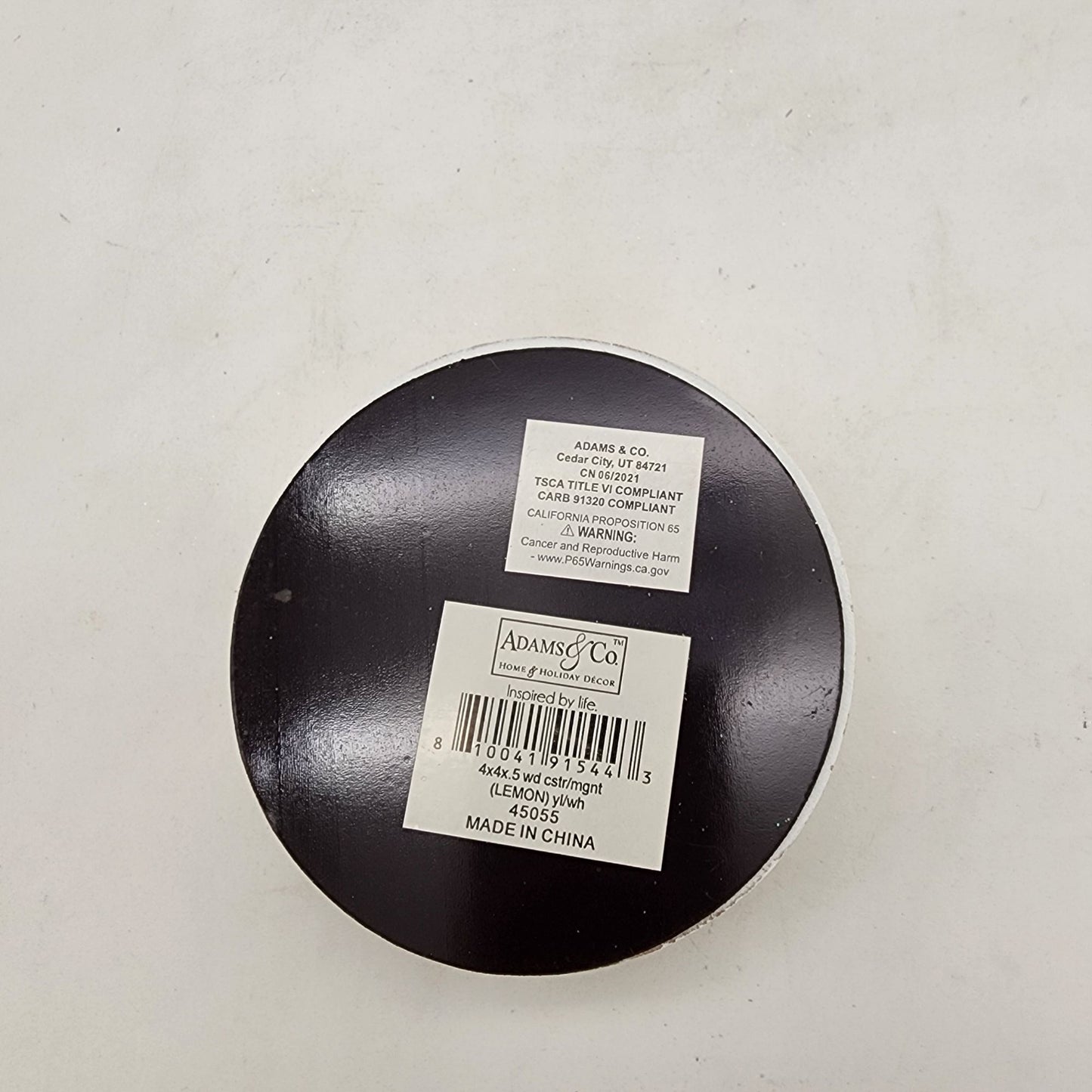 Adams & Co. Lemon Coasters Set Of 4