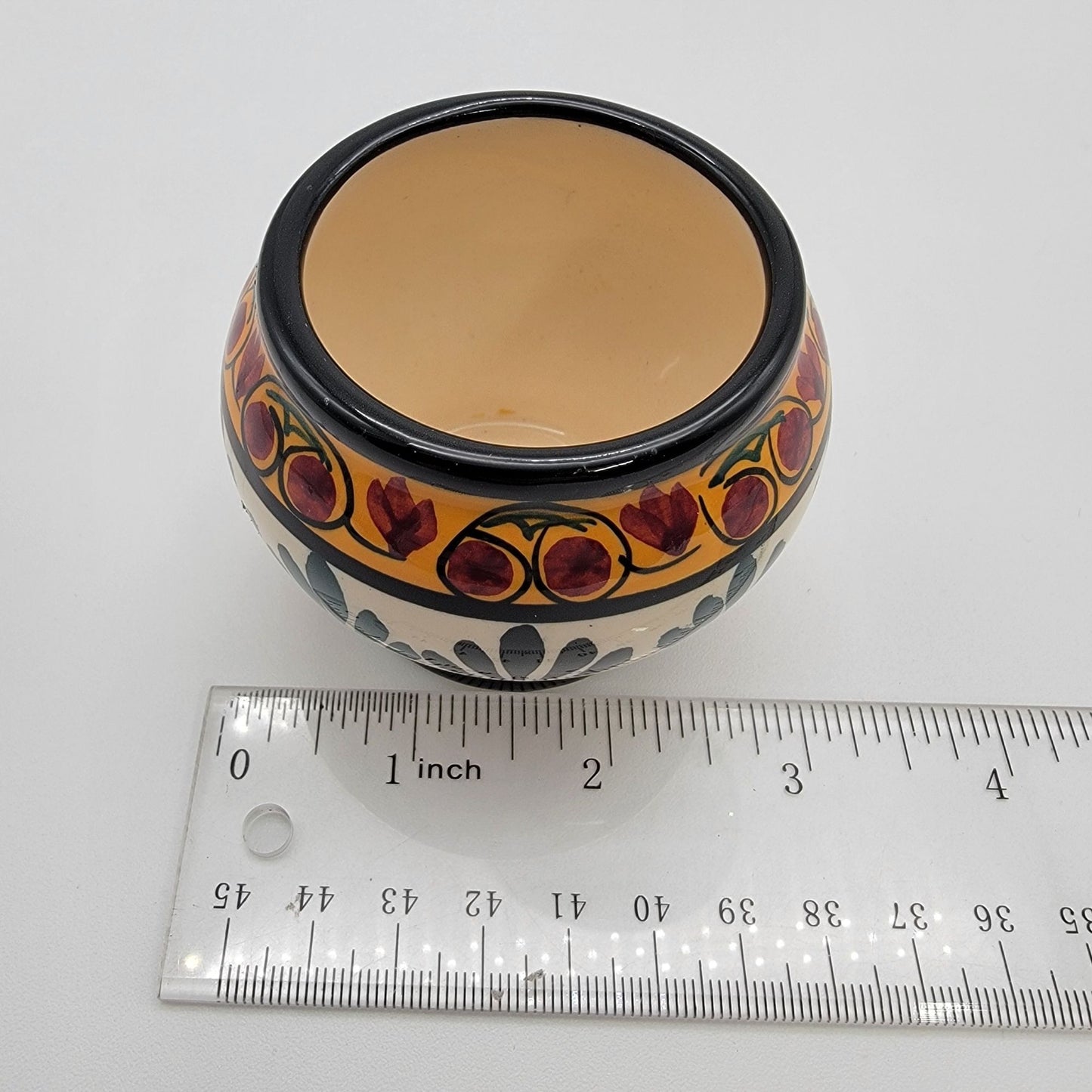 Vintage 1959 St. Jean De Bretagne France Majolica Flower Pot Or Vase