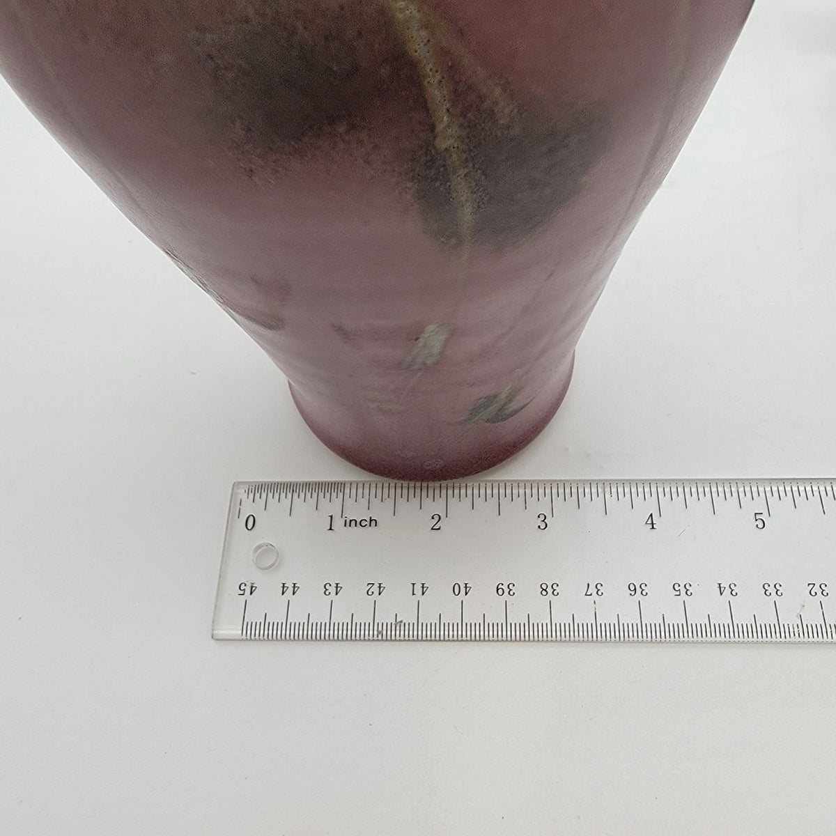 Jill Kealley L'Unique Australian Pottery Vase Pink & Green Glaze