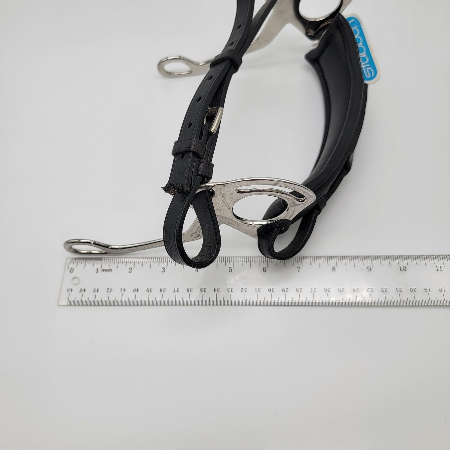 Stubben Steeltec Horse Hackamore Bit Leather NWT