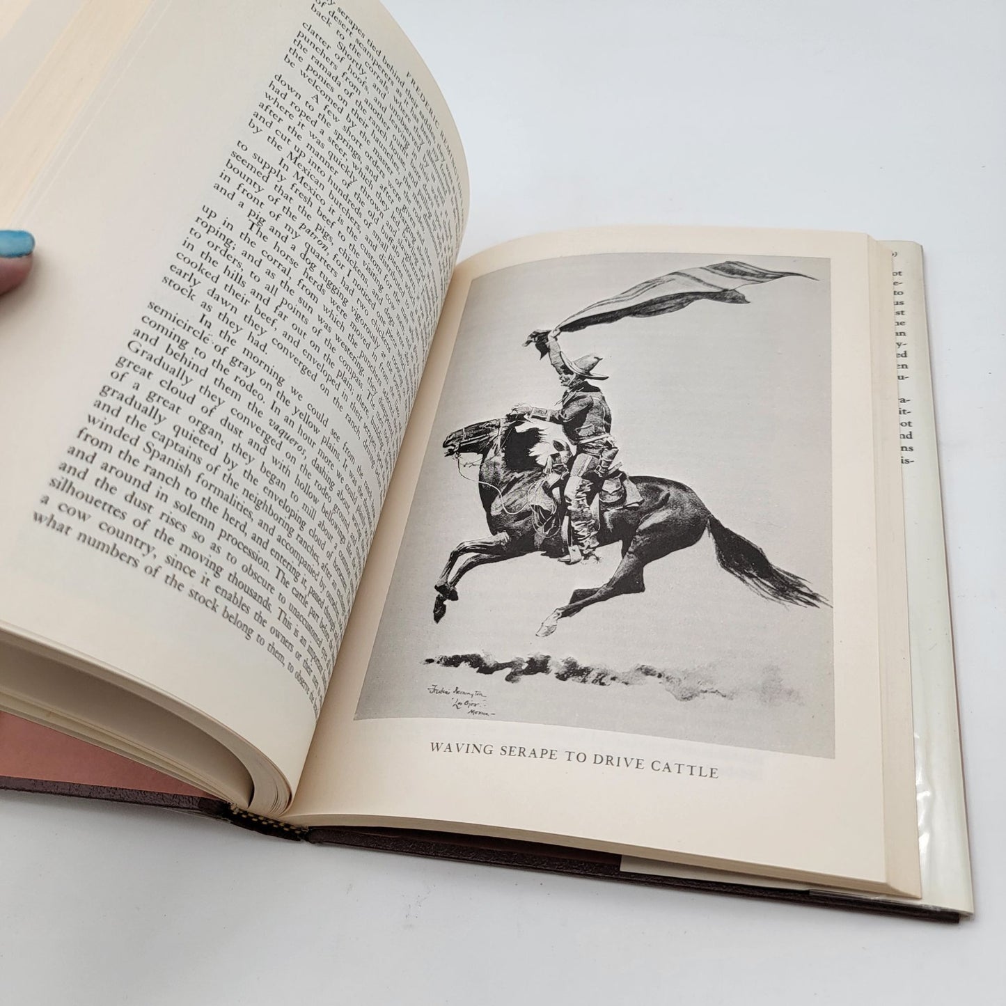 Frederic Remingtons Own West Hardcover Book With Dust Jacket
