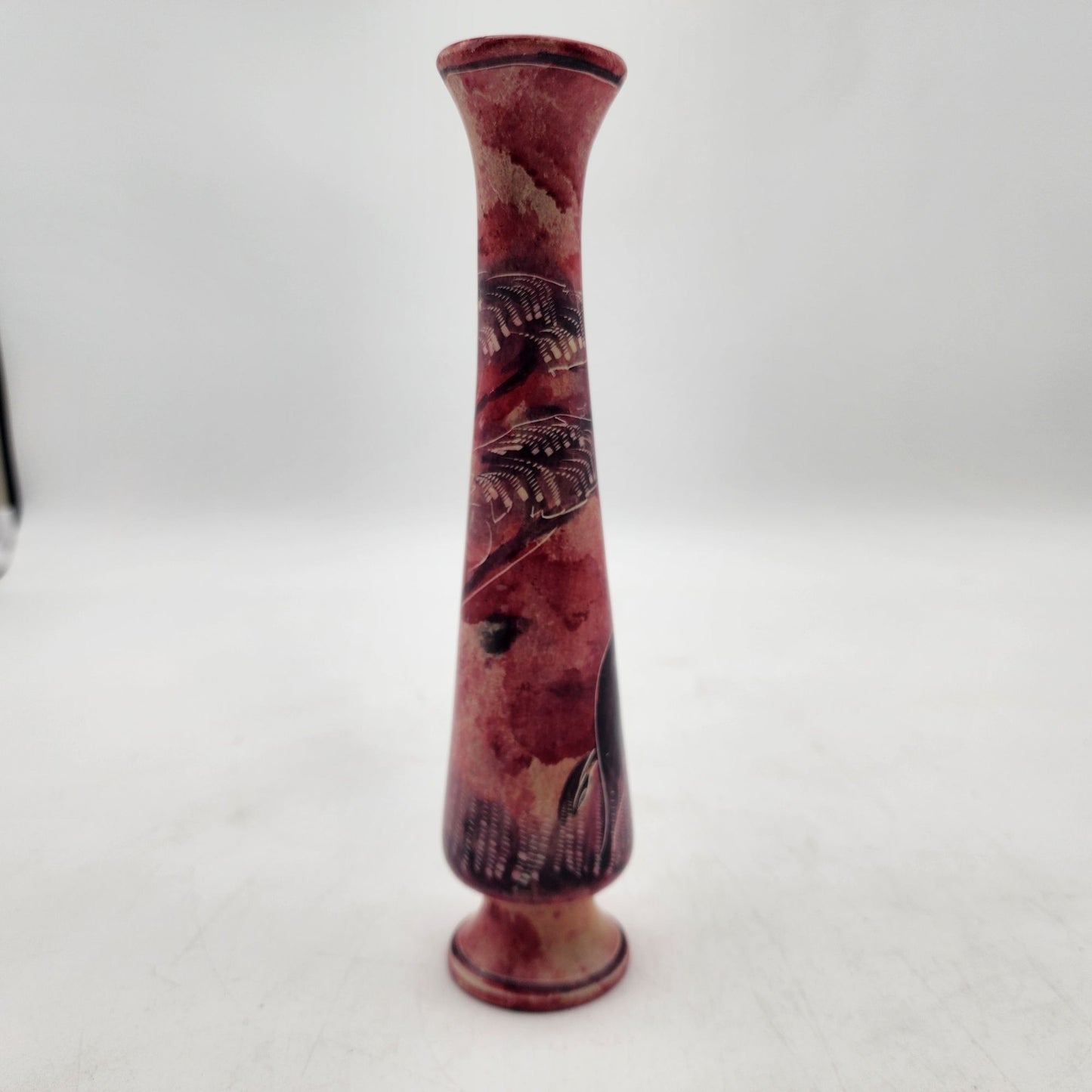 Safari Themed Soapstone Bud Vase