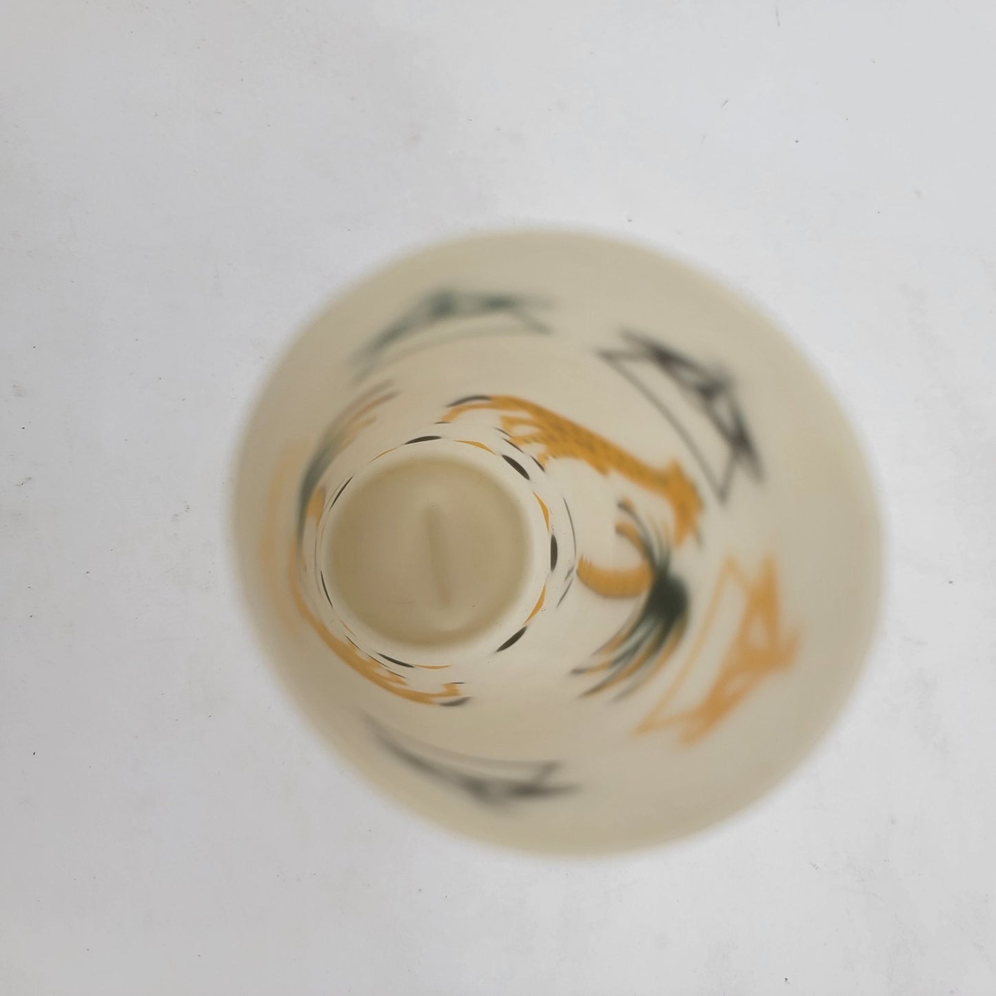 Vintage Mid-Century Modern Circus Themed Plastic Tumblers Set Of 6