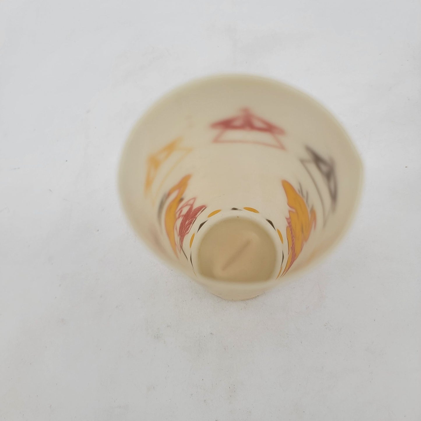 Vintage Mid-Century Modern Circus Themed Plastic Tumblers Set Of 6